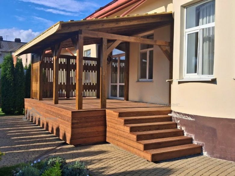 Строительство деревянной террасы 173 - фото 7